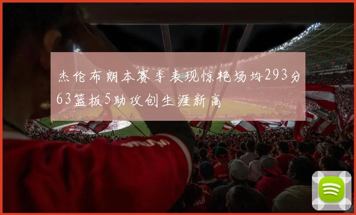 杰伦布朗本赛季表现惊艳场均293分63篮板5助攻创生涯新高
